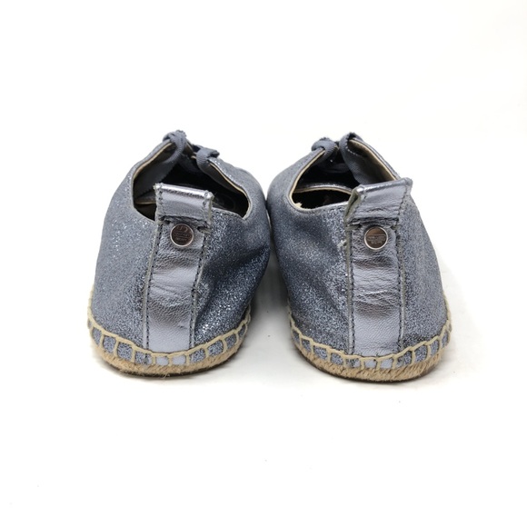 NEW Coach Ramira Gunmetal Glitter Flats Size 8B - Picture 3 of 8